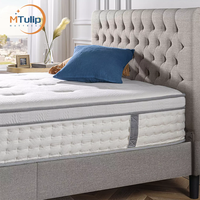 Matelas orthopédique double en latex matelas queen size matelas ferme en mousse à mémoire de forme micro matelas à ressorts ensachés