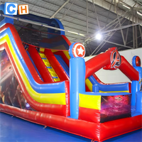 Glissière gonflable à sec personnalisée, grande taille, coulissant pour enfants, roues rebondies de fête, livraison gratuite