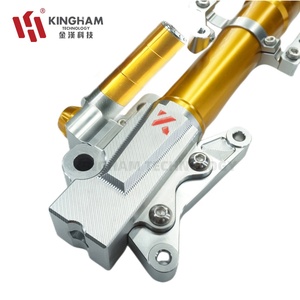 KINGHAMモーターサイクルフロントショックアブソーバーアルミニウムCNCホンダVARIOClick 160 <span class=keywords><strong>ABS</strong></span>フロントフォークサスペンションパーツ用に調整可能 - Product Image 3