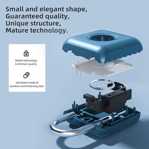 Meilleurs services de transport suspendus Types de <span class=keywords><strong>cadenas</strong></span> électronique anti-coupure d'empreintes digitales pour la sécurité de la porte de l'entrepôt Serrure intelligente - Product Image 4