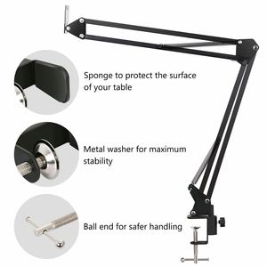China Wholesale Foldable Tripod Combi Booms Arm Microphone Stand - Product Image 5