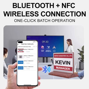 7Inch High Definition 3 Color E-ink Screen Table Card <b>Smart</b> Digital Card Rechargeable NFC Conference Table Card - Product Image 4