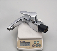 Robinet de lavabo monocommande chaud/froid chromé pour salle de bain