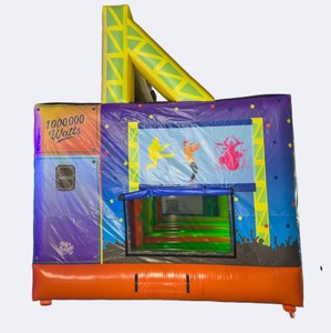 Structure gonflable Scène Principale, Château Gonflable Thème Festival de Musique avec Lumières LED, Structure Gonflable Disco DJ B-Stage - Product Image 3
