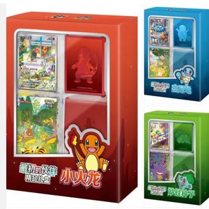 Collection de boîtes cadeaux promotionnelles premium japonaises simplifiées Pokémon : Cartes à collectionner des compagnons initiaux avec jeu de cartes en papier - Product Image 1