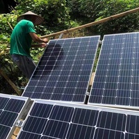 Solution d'énergie solaire hybride hors réseau avec batterie LifePo4 MPPT et onduleur à onde sinusoïdale pure, pour plantations de caoutchouc brésiliennes, sans entretien