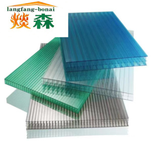 Panneaux solaires PC à double paroi, toit en <span class=keywords><strong>plastique</strong></span> <span class=keywords><strong>transparent</strong></span>, plaque PC alvéolaire pour arrêt de bus, plaque en polycarbonate à double paroi - Product Image 1