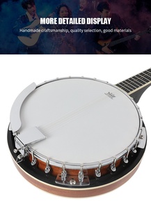 Guitare <span class=keywords><strong>banjo</strong></span> 5/4 cordes en bois technologique de 38 pouces, best-seller transfrontalier, avec touche en Okoumé et palissandre, <span class=keywords><strong>instrument</strong></span> de musique occidental - Product Image 6