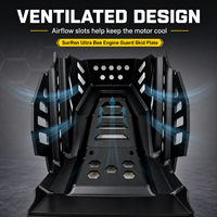 Protection de moteur en métal robuste pour Sur Ron Ultra Bee Surron Ultrabee Moto électrique tout-terrain, protection inférieure noire
