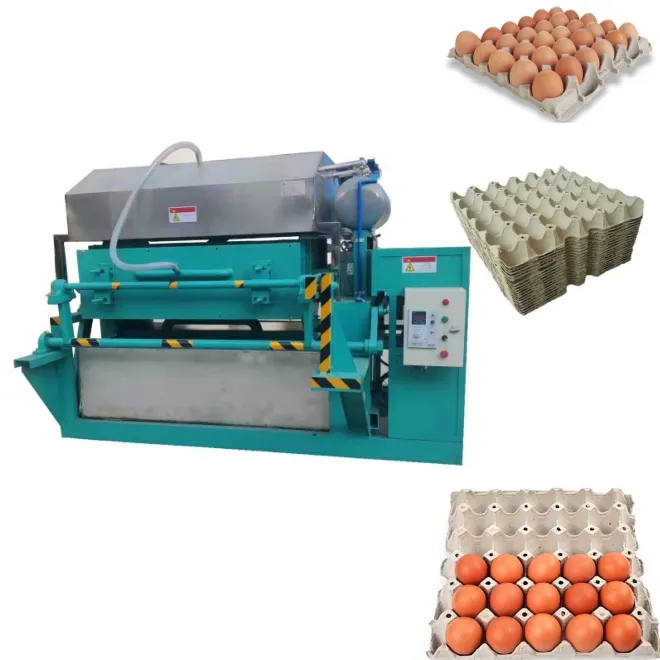 Recycled Waste Cardboard Paper Small Egg Tray Making Machine Automatic