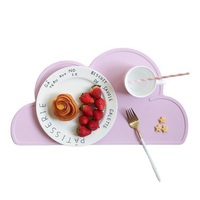 Set de vaisselle isotherme en Silicone, 48x27cm, isolant, luxueux, en forme de nuage, thermo-isolant, napperon, ustensiles de cuisine, tampons de décoration de Table