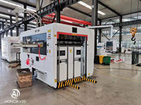 Machine semi-automatique de découpe et de rainage/machine de fabrication de boîtes en carton ondulé/machine de découpe