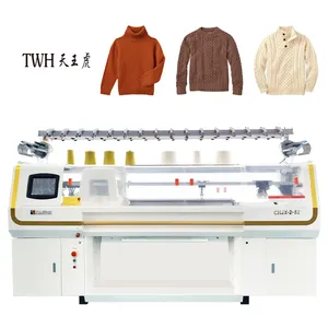 Pullover computer flach jacquard stricken maschine