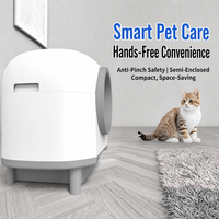 Bac à litière intelligent pour chat, nettoyage automatique, grande capacité, toilette pour chat facile à nettoyer, utilisation en intérieur