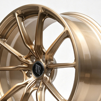 Jantes forgées multi-rayons SRD brossées transparentes bronze antique 15-24 pouces 5*114.3/120/112/130 pour Benz BMW Audi