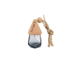 Bouteille de parfum diffuseur de voiture en forme de losange vide à recycler, peinture colorée, suspendue - Product Image 6