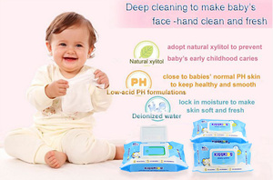<span class=keywords><strong>Lingettes</strong></span> humides <span class=keywords><strong>pour</strong></span> bébé Kisskids, best-seller, petites, douces, jetables, en gros - Product Image 6