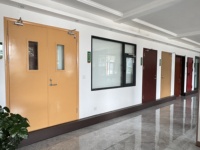 Porte d'entrée en acier inoxydable résistant au feu KABO, certifiée CE, isolation acoustique, écran en fibre de verre moderne, antivol, intérieur bureau