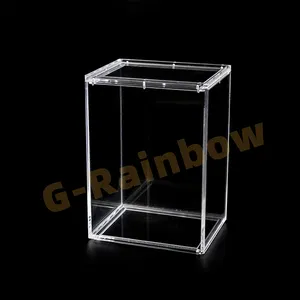 4Inch 6Inch Funko Pop Stacks Acrylic Round Side Protector Display Case Interlocking Scratch Resistant Protection Box