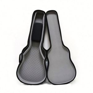 Estuche Rígido Profesional para Instrumentos Musicales, Estuche de Viaje Impermeable para Guitarra Acústica, Funda para Bajo - Product Image 3