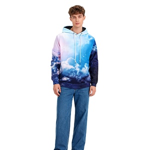 Fait sur mesure Cool Milky <span class=keywords><strong>Way</strong></span> Series 3d imprimé lait espace galaxie sweats à capuche unisexe hommes femmes hauts solide doublé - Product Image 1