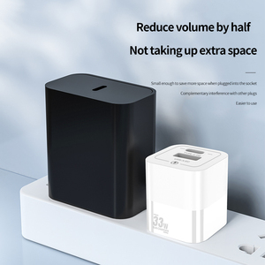 Gan công nghệ PD 33W tường Sạc <span class=keywords><strong>Adapter</strong></span> sạc nhanh mini <span class=keywords><strong>USB</strong></span> C <span class=keywords><strong>USB</strong></span> mini cho <span class=keywords><strong>iPhone</strong></span> <span class=keywords><strong>iPad</strong></span> 5V/3A đầu ra máy tính xách tay điện thoại di động thân thiện - Product Image 3