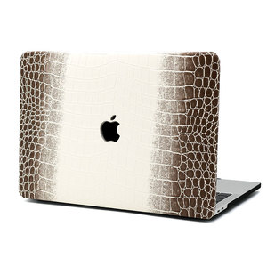 Ốp lưng máy tính xách tay bằng nhựa cứng giả da PU màu trắng Himalaya dành cho <span class=keywords><strong>MacBook</strong></span> Air <span class=keywords><strong>13</strong></span> inch, <span class=keywords><strong>13</strong></span>.6 inch, 15 inch, 15.3 inch, <span class=keywords><strong>Pro</strong></span> 14 inch, 16 inch, M4, M3 - Product Image 1