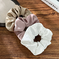 Coleteros Elegantes de Satén con Brillantes, Bandas Elásticas para Cola de Caballo, Lazos para el Cabello, Accesorios de Moda para Mujeres y Niñas