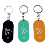 Porte-clés en acrylique imprimé coloré, porte-clés en plastique personnalisé imprimé recto-verso, fabricants de porte-clés en acrylique personnalisés