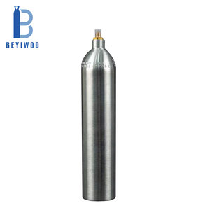 Bombola per bombola di <span class=keywords><strong>Gas</strong></span> in alluminio Co2 monouso 110Bar 1L produttore cinese - Product Image 2