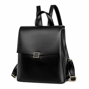 Minimalist Commuting Solid Color <b>Backpack</b> with High-end Feel, Multi Compartment Shaped <b>Backpack</b>, Women's Shopping and Work Bag - Product Image 5