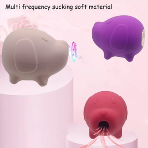 Nuevo Juguete Sexual Oral para Mujeres 2026, Vibrador de Succión de Clítoris y Senos con Forma de Cerdito, Mini, Impermeable y Bonito - Product Image 5