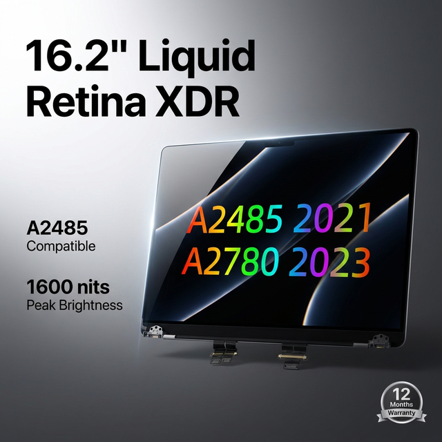 Late 2023 Laptop 16'' for MacBook Pro 2021 A2485 Sreen for A2780 LCD Screen Assembly Full LCD Display Replacement
