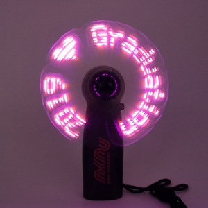 Advertising Wedding Gifts Giveaways Party Toys <strong>Hand</strong> Handheld Customized Flashing Mini Light up LED Message <strong>Fan</strong> - Product Image 6