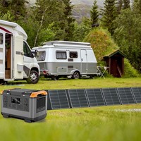 Panneaux solaires en silicium monocristallin et polycristallin 200W >23% d'efficacité Chargeur portable noir 18 pièces Marque OEM Modèle UC-200