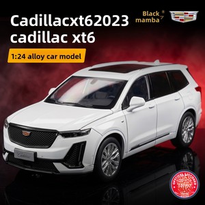 Modèle de voiture en métal Cadillac XT6 authentique à l'échelle 1:24, jouet décoratif Black <span class=keywords><strong>Manba</strong></span> H2693, contrôle par force, vente en gros, livraison directe - Product Image 3