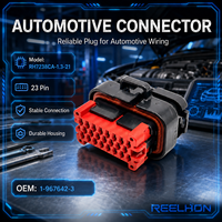 Service OEM Connecteurs Électriques Étanches Rapides pour Câbles Automobiles, Mâle-Femelle 23 Broches, en PA66 et Cuivre, à Verrouillage par Clip