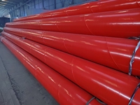 Tubería EMT de Acero al Carbono con Recubrimiento Epóxico Rojo para Sistema de Protección Contra Incendios con Tecnología de Soldadura