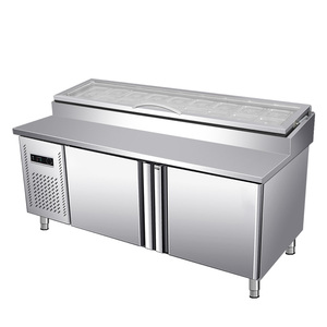Vitrine réfrigérée commerciale pour pizzas, salades, glaces, desserts et fruits - Product Image 1
