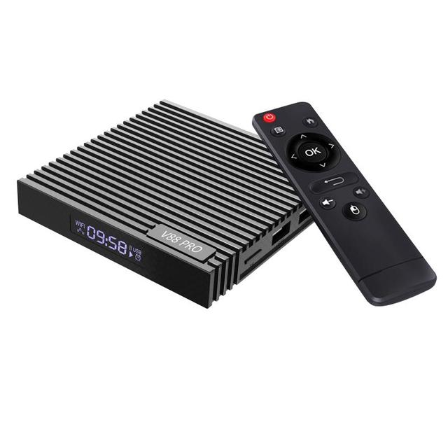 Factory RK3228A 1G 8G Android 9.0 Smart Tv Box 2.4/5G Dual WIFI Media Player Sports Set Top Box V88PRO