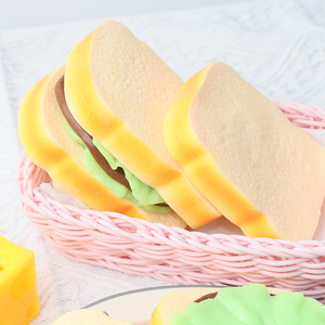 Juguete Sensorial Antiestrés de TPR en Forma de Pan Tostado, para Niños y Adultos, Material para Aliviar el Estrés, para Niñas - Product Image 3