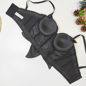 Butterfly Bow Large Floral Fishbone <span class=keywords><strong>Bustier</strong></span> tops pour femmes crop tops Tank corsets pour femmes - Product Image 6