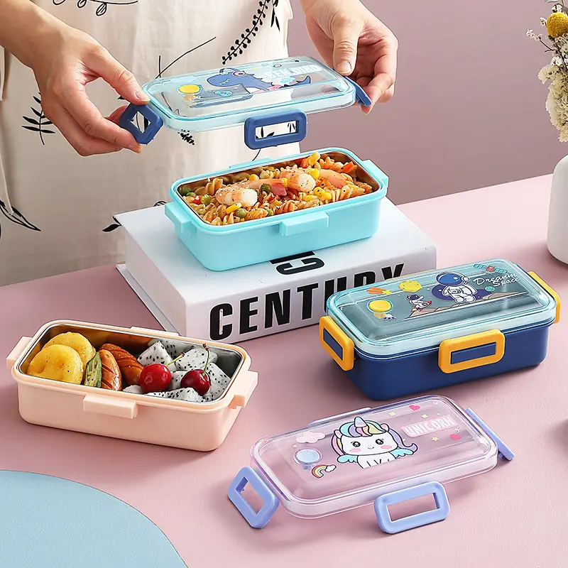 Aohea lunch box in acciaio inox di alto valore per il pranzo box office lavoratori con scatola di frutta per bambini