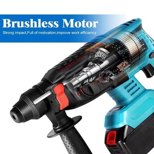 Martillo Rotatorio Sin Escobillas (Solo Herramienta) para Batería Makita 18V LXT, Taladro Percutor Inalámbrico SDS Plus de 21V para Construcción - Product Image 2