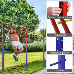 Hot Sale <strong>Cheap</strong> Hgih Quality Outdoor <strong>Gymnastics</strong> Equipment Uneven <strong>Bars</strong> for Park - Product Image 2