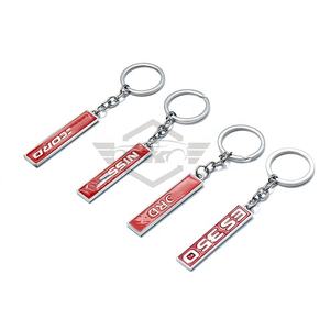 金属製ロゴブランドスポーツキーリングキーチェーンRS TYPER GMC NISSANトヨタBMW SLINE GTR 4x4 - Product Image 2