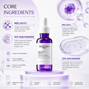 SHEOSEA Mela B3 Sérum 10% Niacinamide Concentré Facial Intensif Anti-Taches Brunes et Anti-Récidive Éclaircissant - Product Image 3