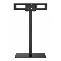 Carrito de TV Móvil Eléctrico, Soporte Rodante Resistente con Ruedas y Control Remoto para TV de 32-65 Pulgadas, para Conferencias y Oficina