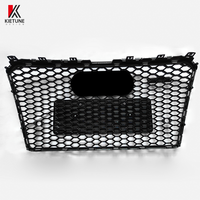 Grille de calandre de voiture KIETUNE RS7 en nid d'abeille, plastique ABS de haute qualité avec installation facile pour Audi A7 2012-2015