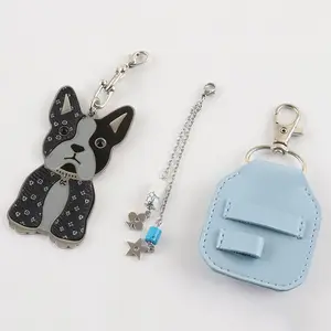 Designer Lucky Phone Keychains Silver Charms for Custom Enamel Bag Purse Charm Supplier Sterling Steel Wholesale Bulk Animal T/T